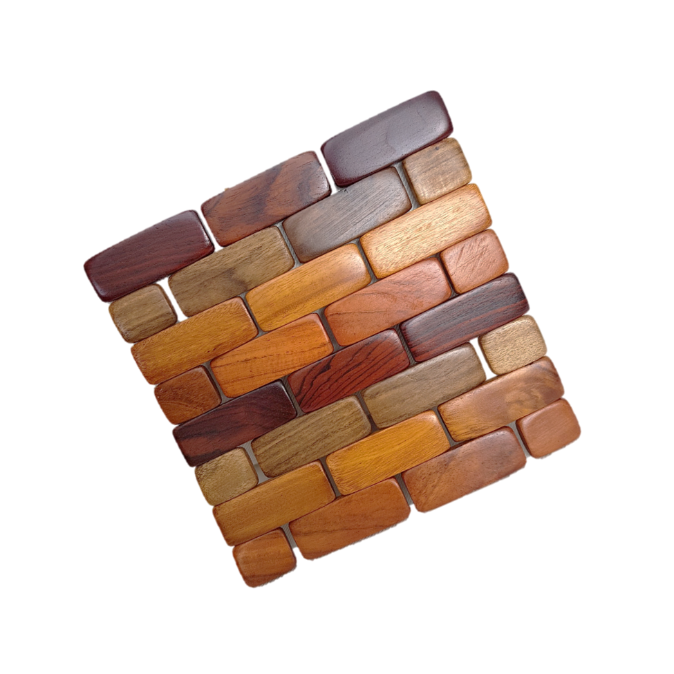 Costa rican wooden shop placemats