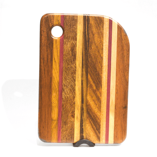 www.costaricacongo.com www.costaricagiftshops.com gift souvenir handmade Wooden cutting board - Mixed woods Handle