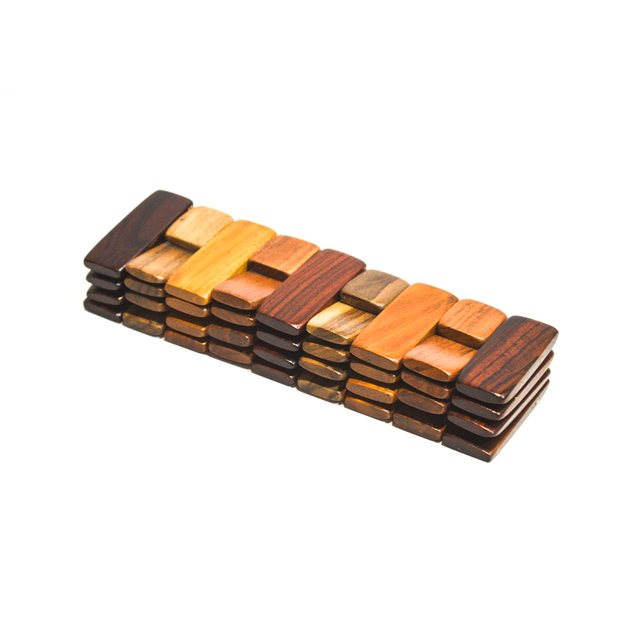 Costa Rican Handmade Foldable Wood Kitchen Trivet 10"x8.5"