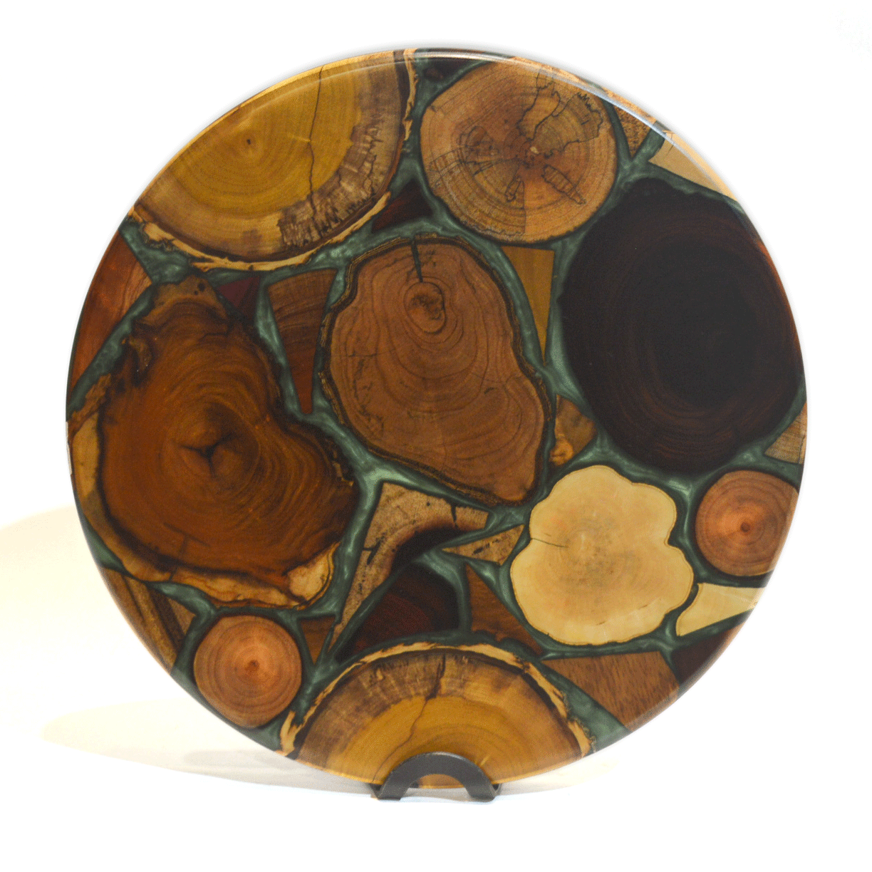 www.costaricacongo.com www.costaricagiftshops.com gift souvenir handmade Wooden lazy susan 14"