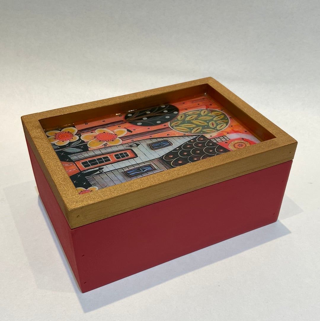 Wooden Tea Box